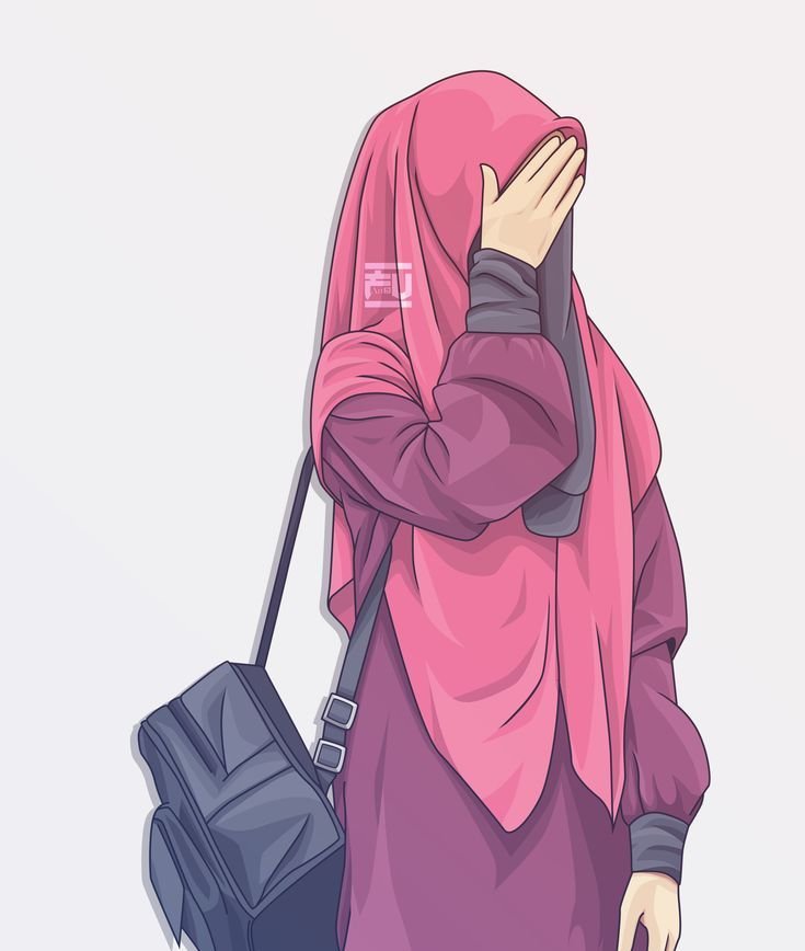 20+ Muslim Girls Cartoon DP – Profile Photos for Girls - DP for Girls