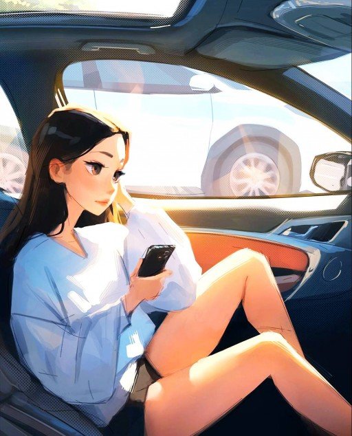 cartoon dp for girls