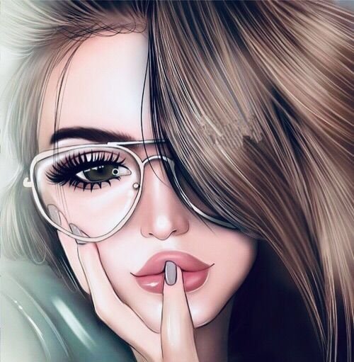 cartoon dp for girls