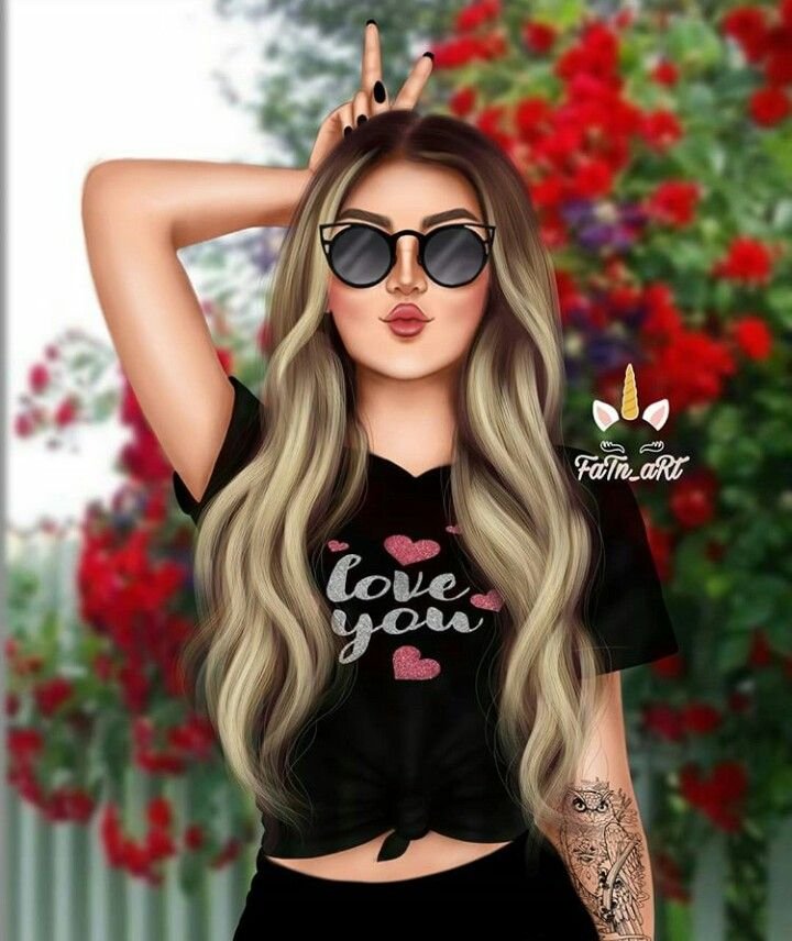 70+ Best Cartoon DP for girls – Whatsapp & Instagram DP - DP for Girls