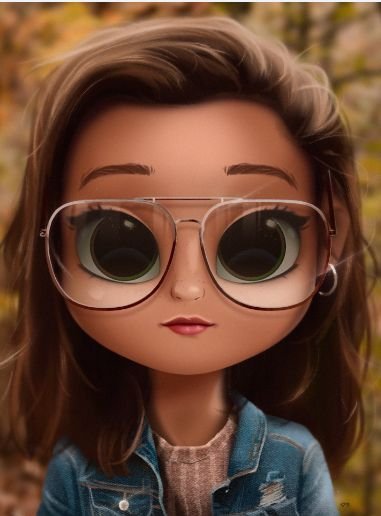 cartoon dp for girls